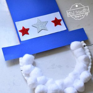 An Uncle Sam Patriotic Craft and Mask for Kids | Kid Friendly Things To Do .com