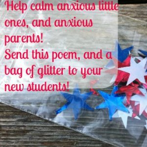What a great way to introduce yourself to your new students, and help them know you are excited to meet them!