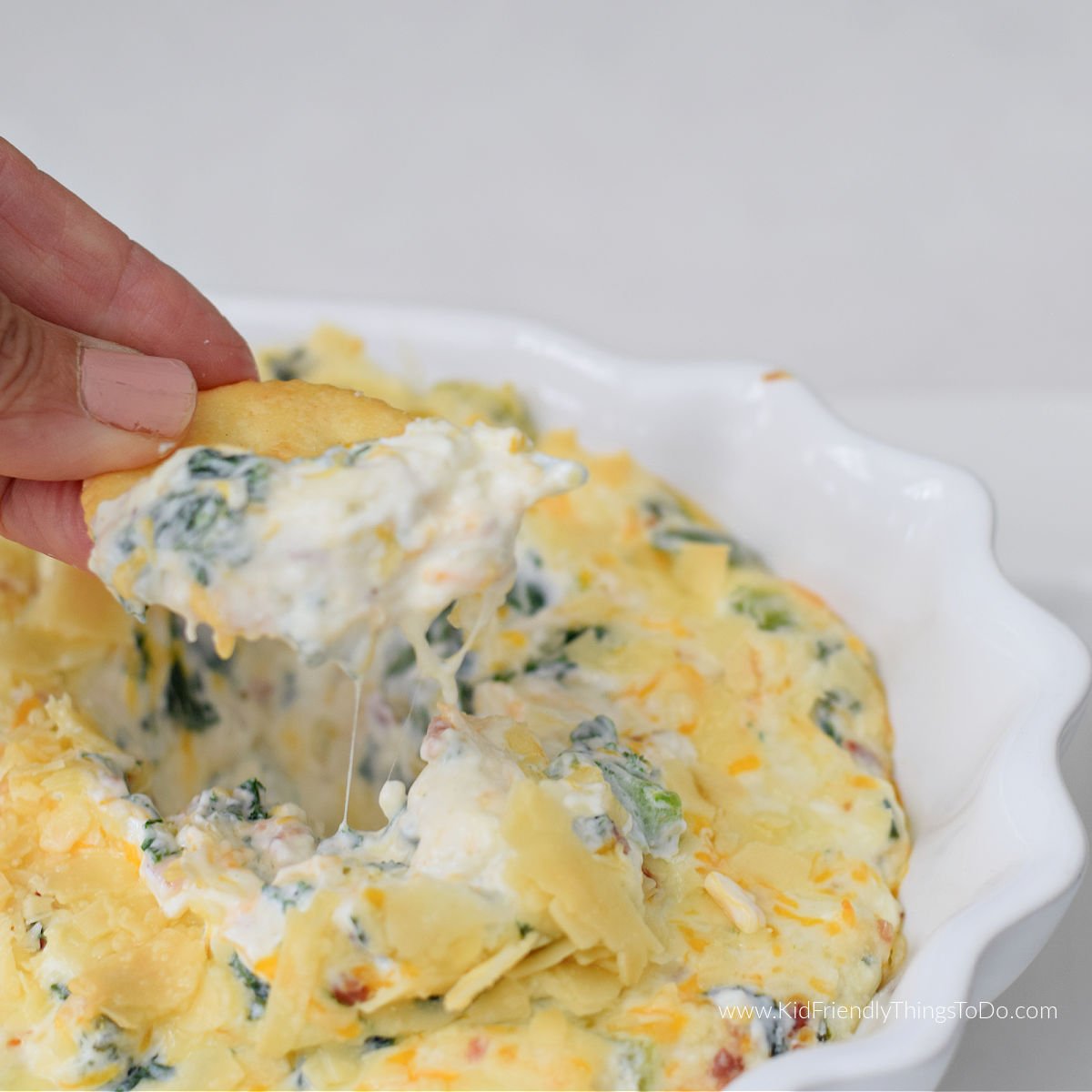 cheesy kale dip