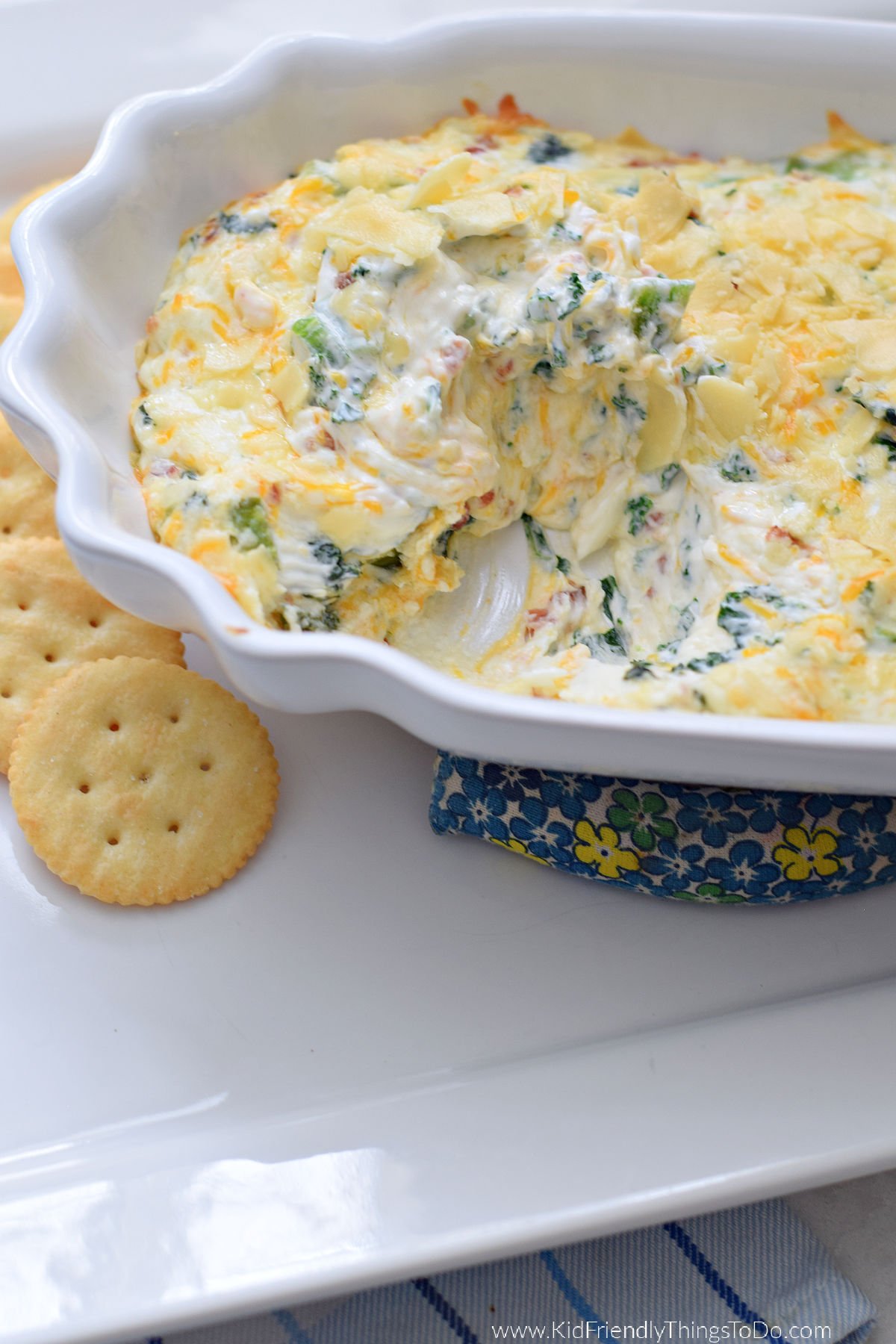 cheesy kale dip
