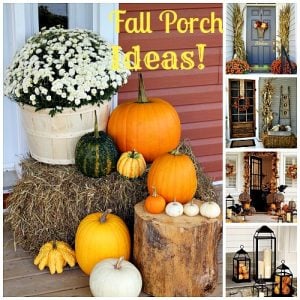 Glorious Fall, Great ideas for beautiful fall porches!
