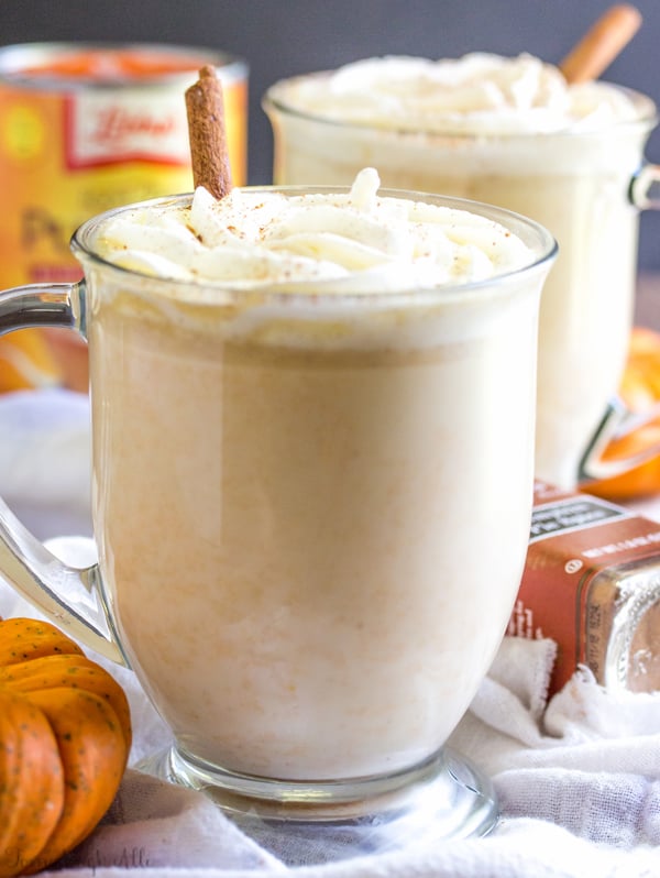 pumpkin white hot chocolate 