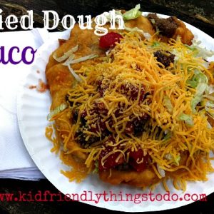 Fried Dough Tacos! Festival Food, Oh yum!