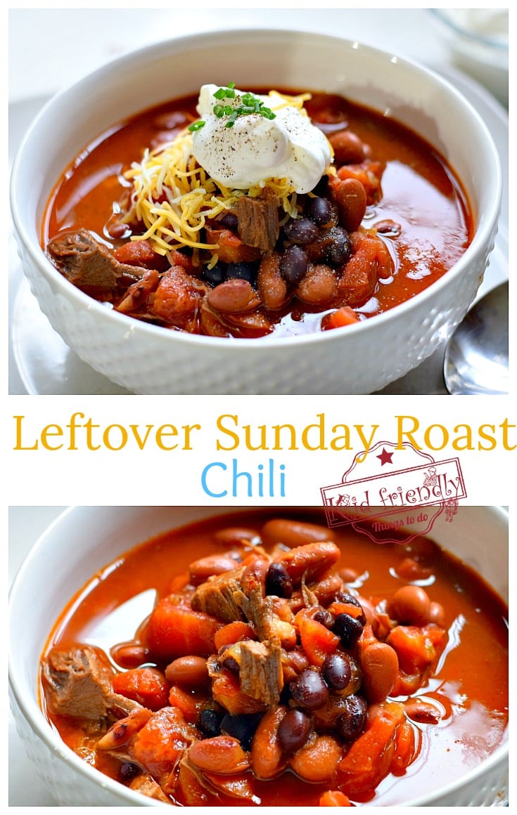 Leftover Roast Beef Chili Recipe | Kid Friendly Things To Do