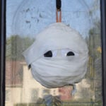mummy wreath for Halloween