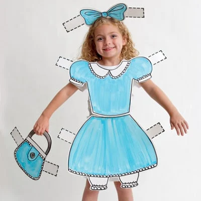 paper doll costume 