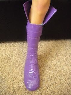 homemade boots for costume