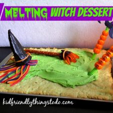 Melting Witch Dessert for Halloween
