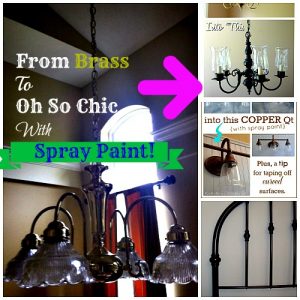 Cool ideas on using Rustoleum Spray Paint