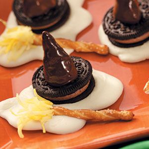 halloween party food - witch broom treat