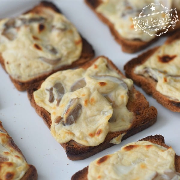 Cream Cheese & Mushroom Party Rye Bread Appetizer – Kid Friendly Things To Do