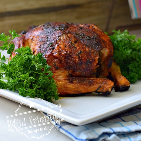 You are currently viewing Easy No Marinade Apple Cider & Herbs Roasted Chicken