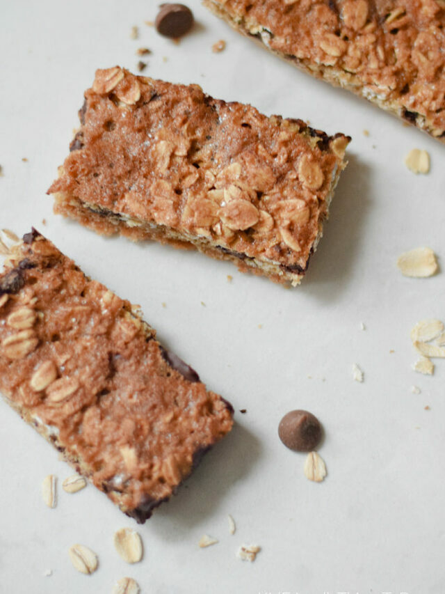 Chewy Chocolate Chip Oatmeal Bars – Story