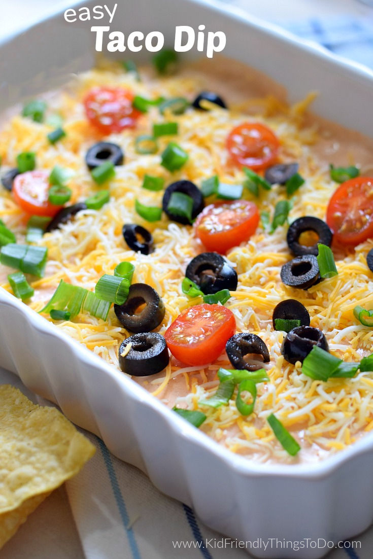 easy taco dip