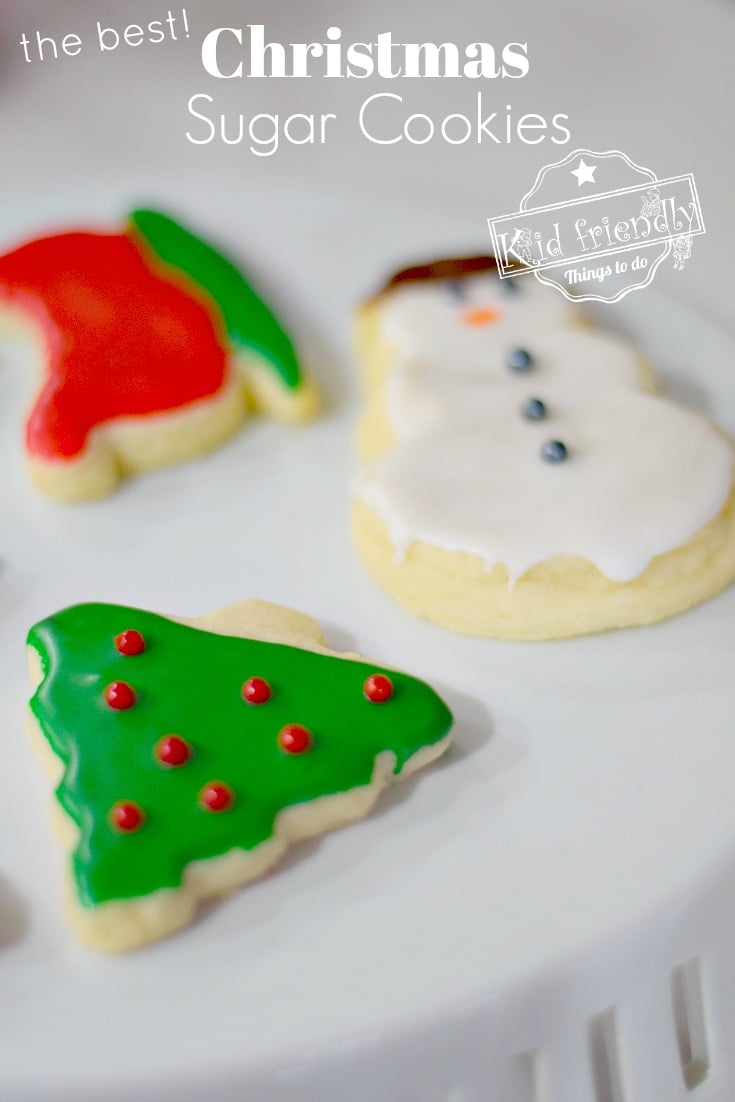 the best Christmas sugar cookies 