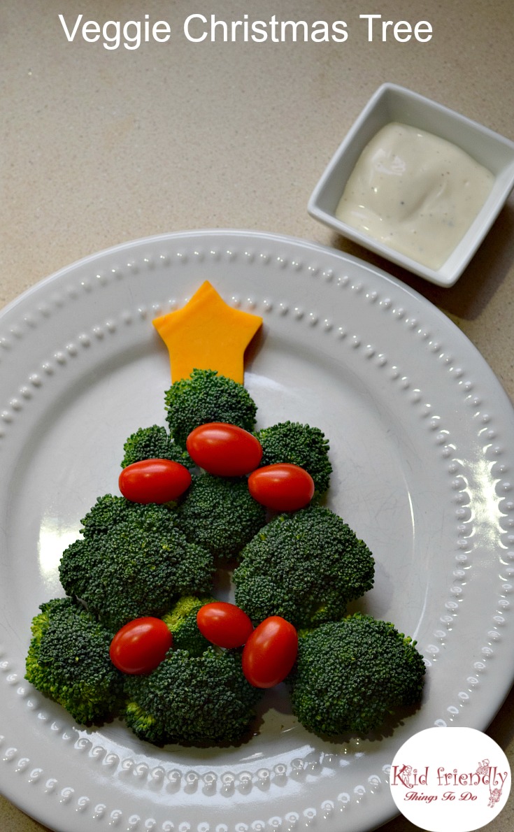 Vegetable Christmas Tree Shaped Snack Kid Friendly Things To Do Com