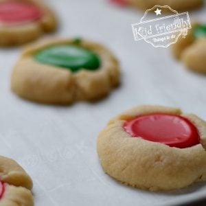 Iced Almond Thumbprint Cookies | Kid Friendly Things To Do