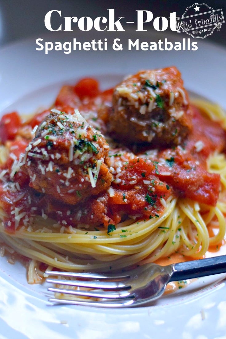 Delicious Spaghetti and Meatballs in a Crock Pot Recipe ...