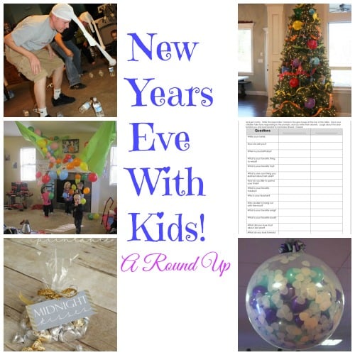 A round up of really fun ideas to celebrate New Years Eve with kids!