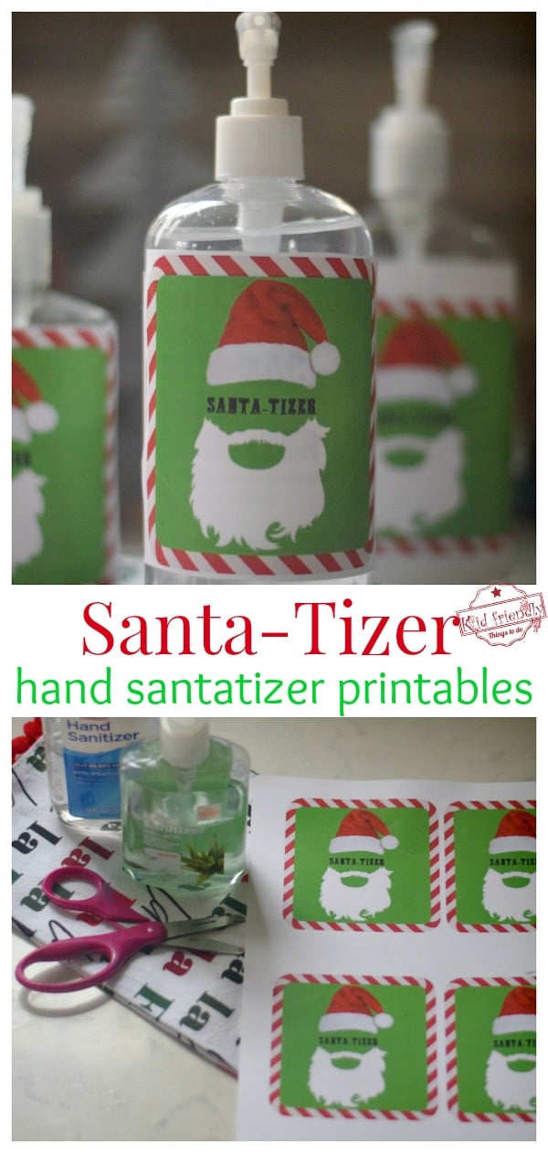 SantaTizer Free Printable Kid Friendly Things To Do