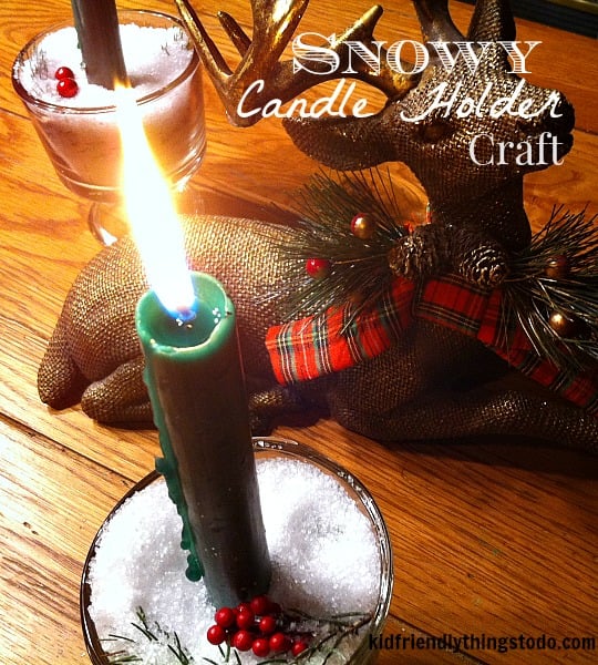 Christmas Candle Craft and Decoration