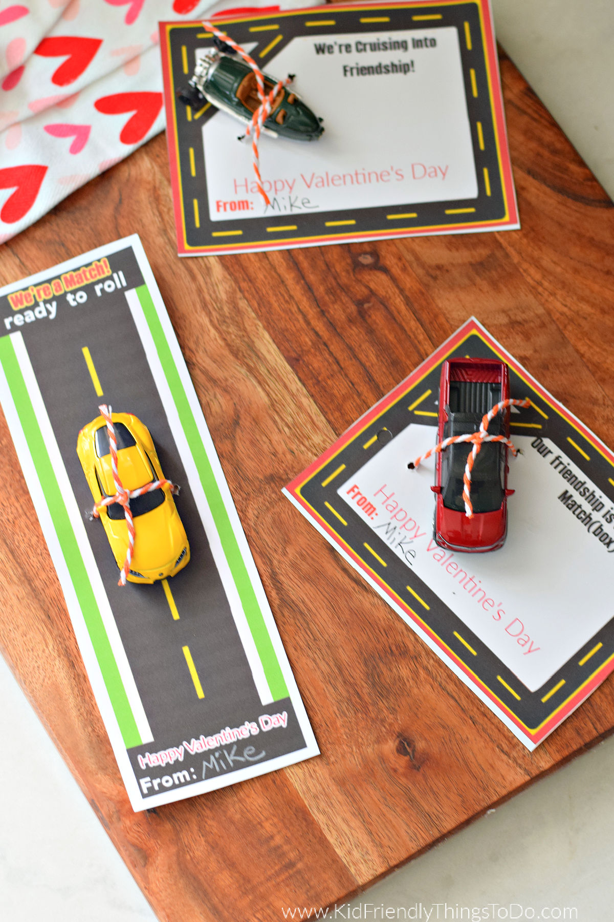 Matchbox Valentine Card Printables 