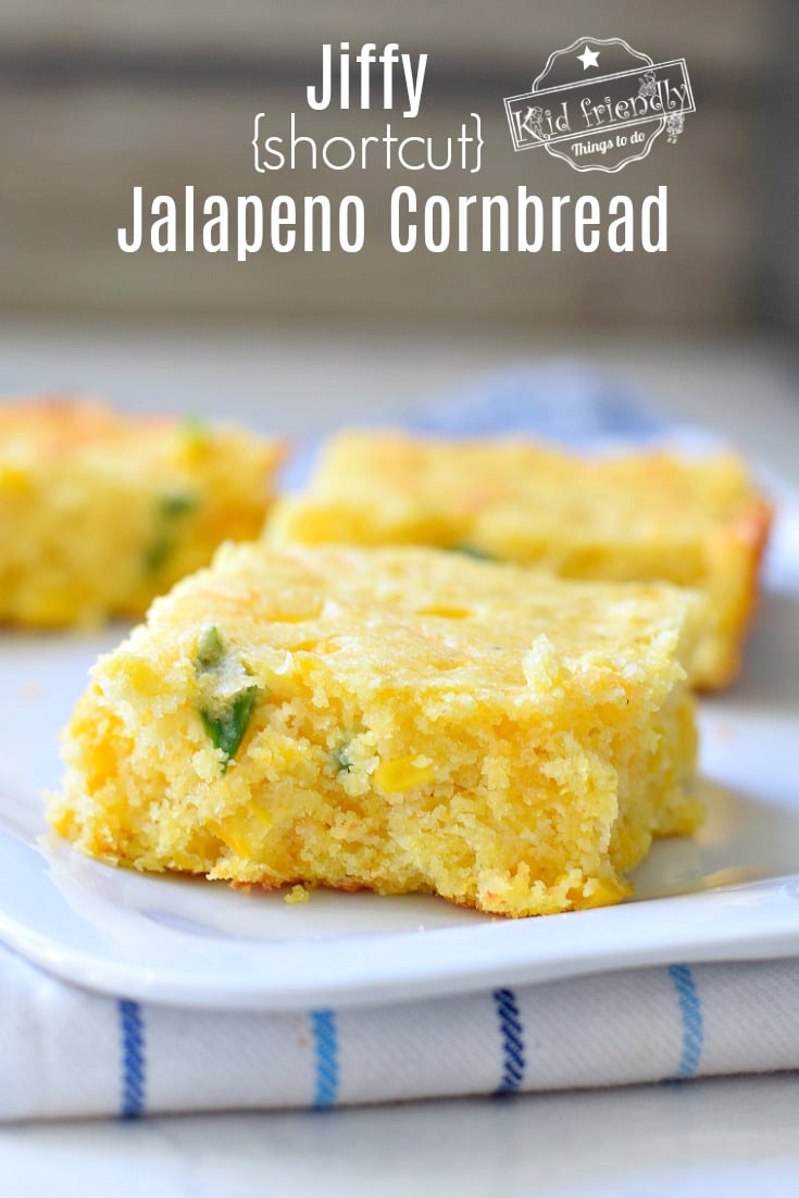 Jiffy Cornbread with Jalapeno and Cheddar