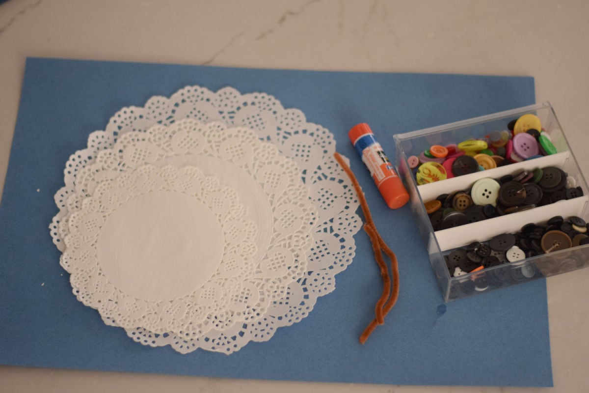 doily snowman supplies 