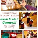 Minute to Win It games for New Years, Christmas and Winter Themes - fun with the kids! Great for parties! www.kidfriendlythingstodo.com