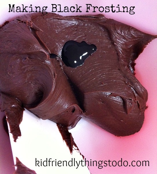 making black frosting