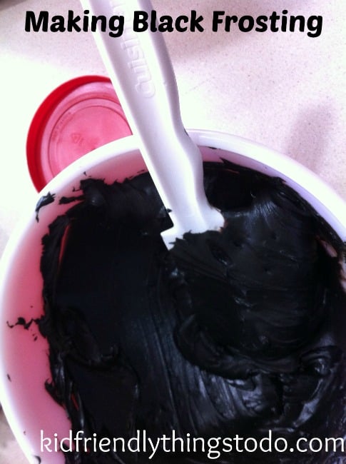 making black frosting