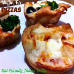 Muffin Tin Pizzas - A kid's favorite, and perfect finger food or appetizer for game days and holidays!