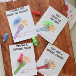 Flashlight Valentine's Day Card Printable Craft