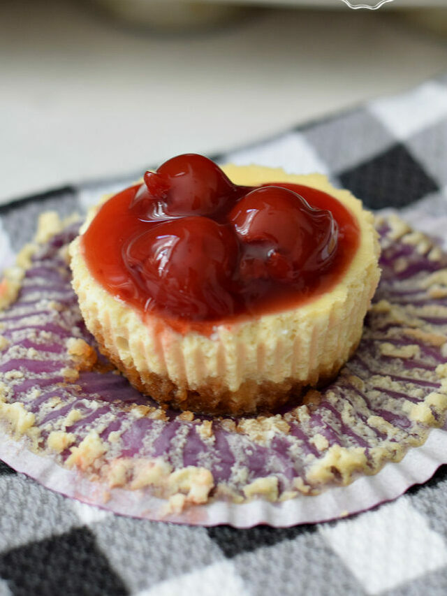 Mini Cheesecakes With Graham Cracker Crust – Story