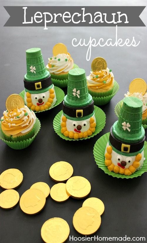 Leprechaun cupcakes 