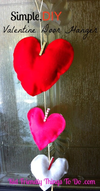Rustic, Simple and Cute Valentine Door Hanger