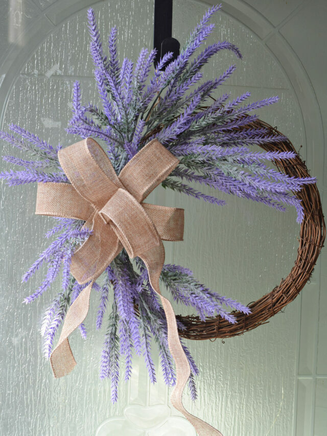 The Easiest DIY Lavender Wreath – Story