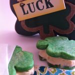 Shamrock Ice Cream sandwich