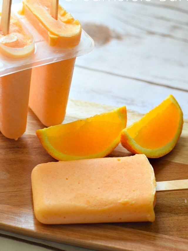 Homemade Jello Creamsicle Popsicle – Story