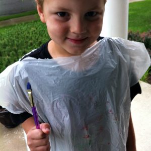 Read more about the article DIY Garbage Bag Kid’s Art Smock