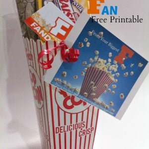 End of Year Teacher Appreciation Printable for Fandango Movie Gift Cards! Pair it with popcorn, and candy! Cute teacher gift!