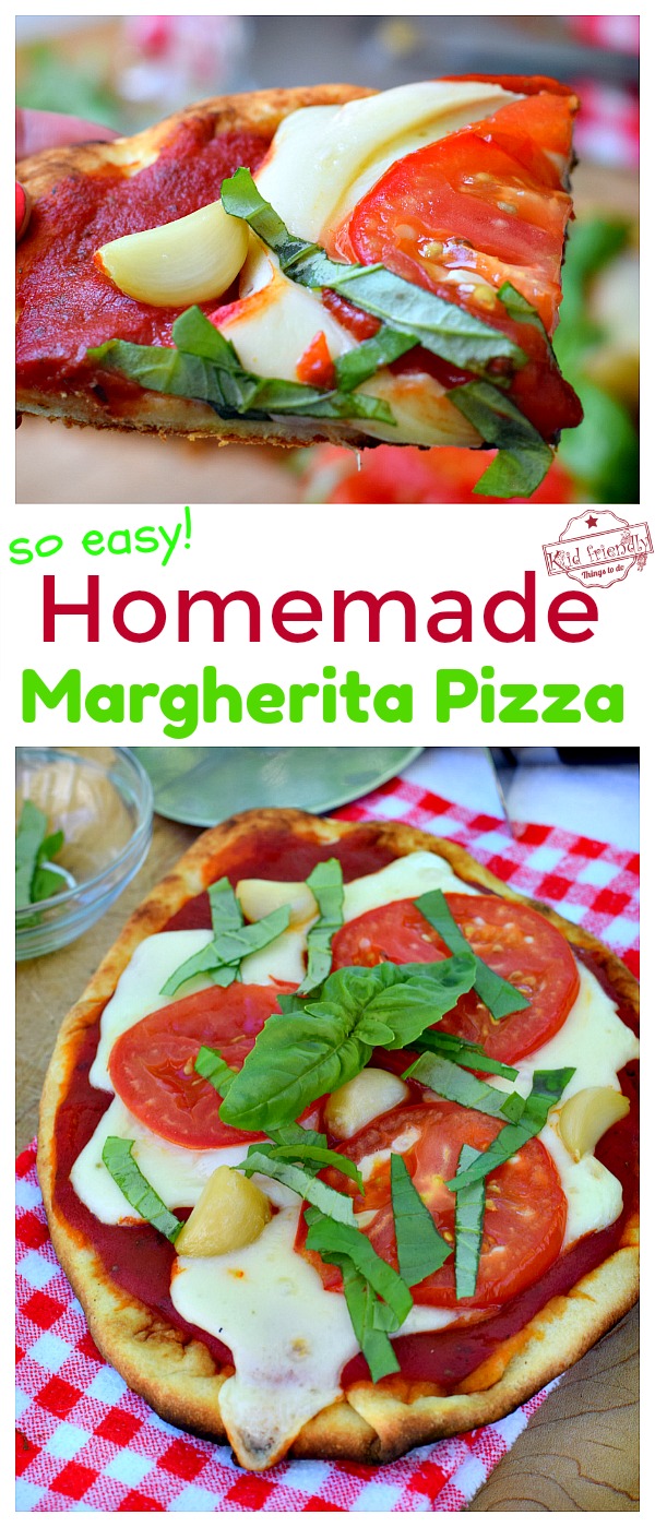 {The Best} Homemade Margherita Pizza Recipe on Naan Bread ...