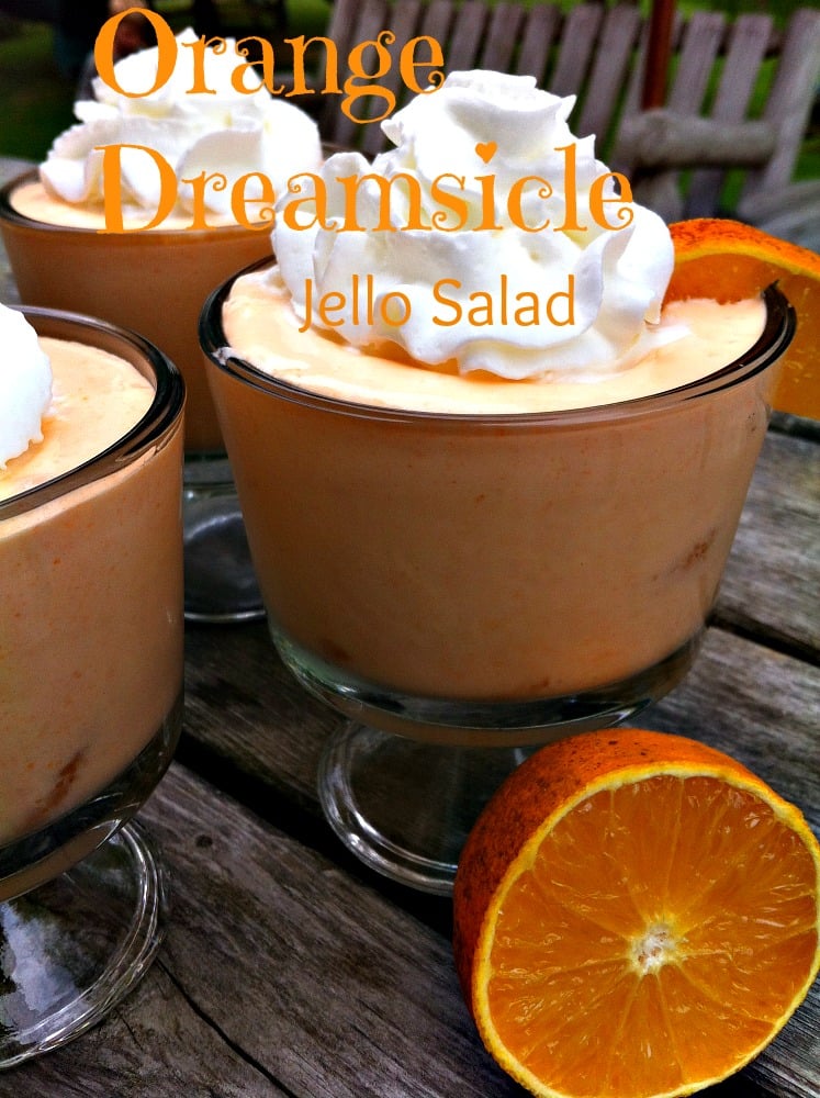 Orange Dreamsicle Jello Salad Recipe - Great Dessert to Feed a Crowd