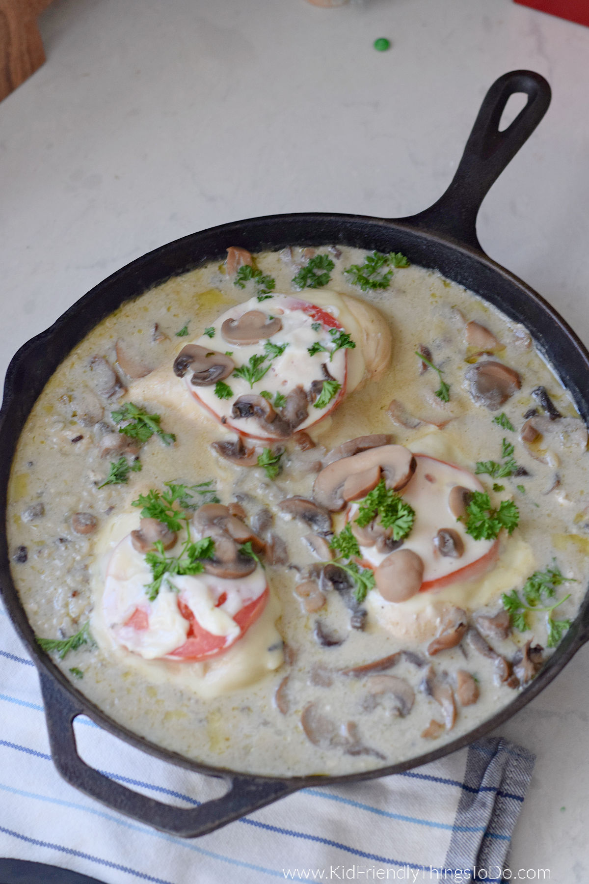 chicken and rice skillet meal