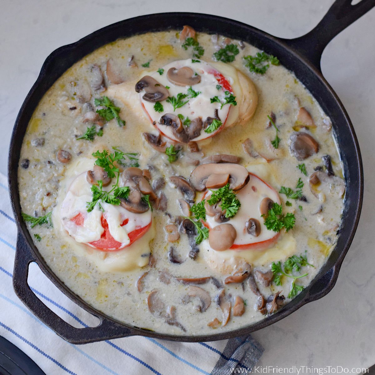 chicken and rice skillet meal