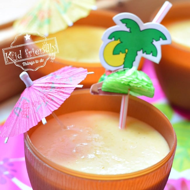 Easy and Fun 5 Ingredient Tropical Smoothie For Kids