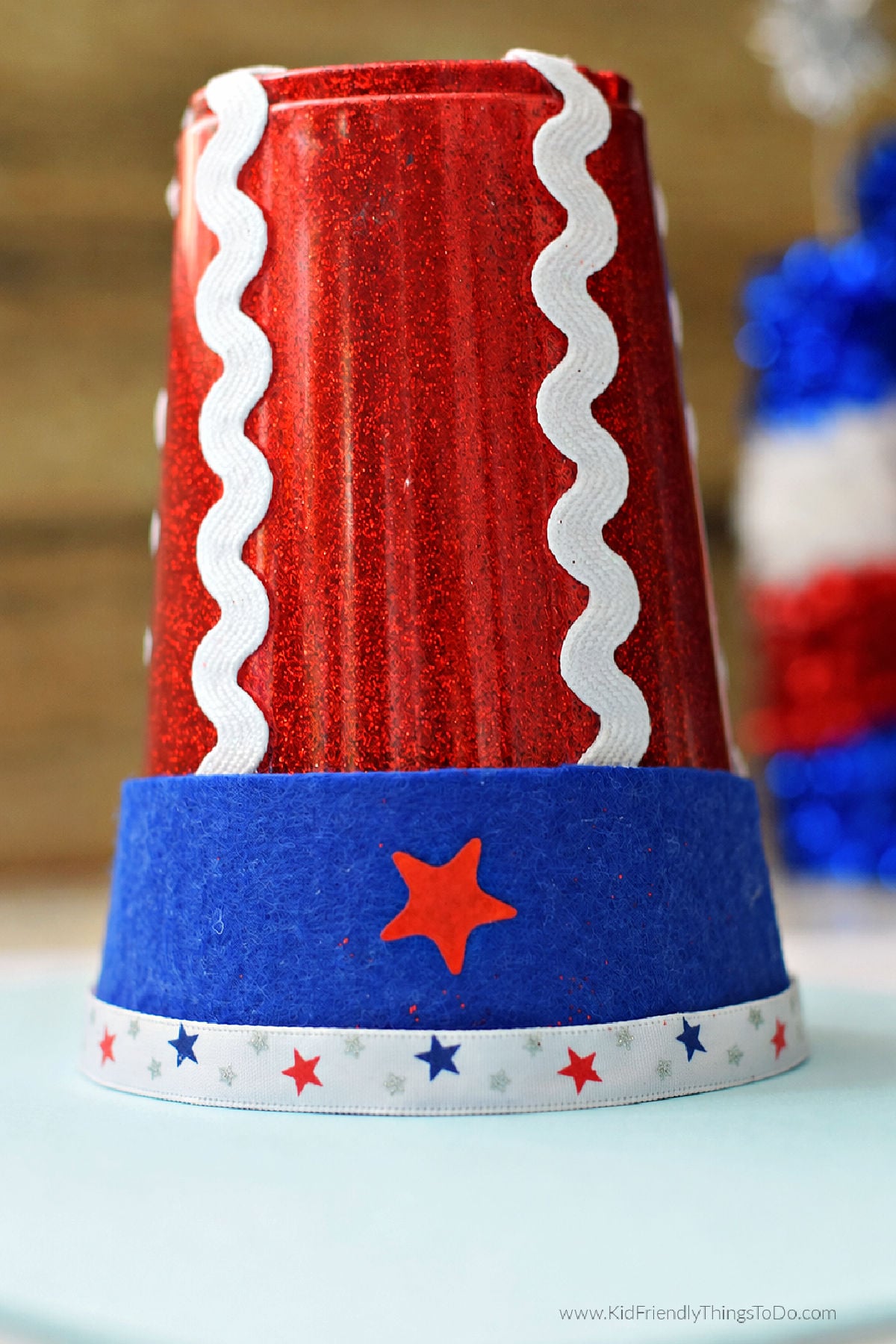 Uncle Sam hat craft with Solo cup
