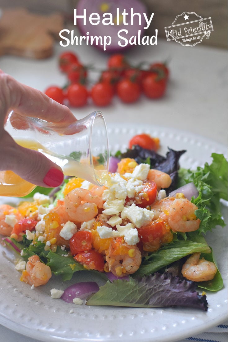 healthy grilled shrimp salad 