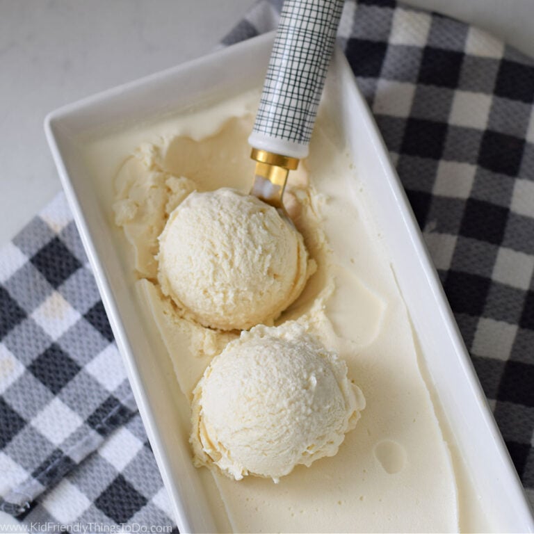 no-churn vanilla ice cream