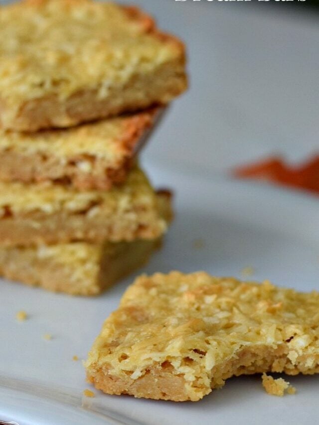 Coconut Dream Bars Recipe – Story